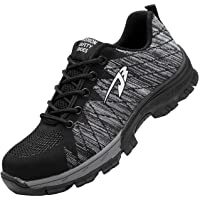 Zapatillas de Seguridad Hombre Zapatos de Mujer Antideslizante Transpirable Zapatos de Trabajo Calzado de Trabajo Ultra…